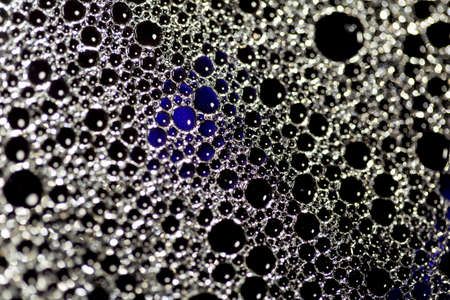 abstract colorful organic bubbles macro pattern textureの写真素材