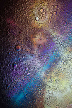 abstract colorful organic bubbles macro pattern textureの写真素材