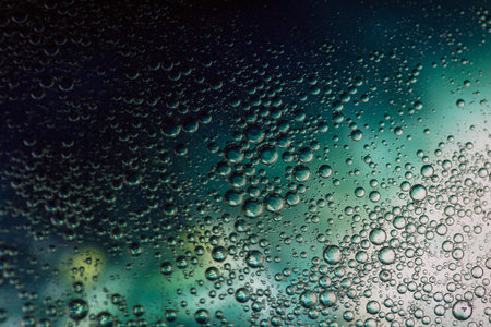 abstract colorful organic bubbles macro pattern textureの写真素材