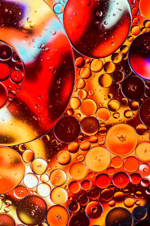 abstract colorful organic bubbles macro pattern textureの写真素材