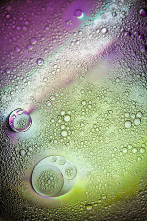 abstract colorful organic bubbles macro pattern textureの写真素材