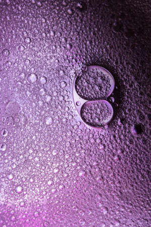 purple magenta abstract colorful organic bubbles macro pattern textureの写真素材