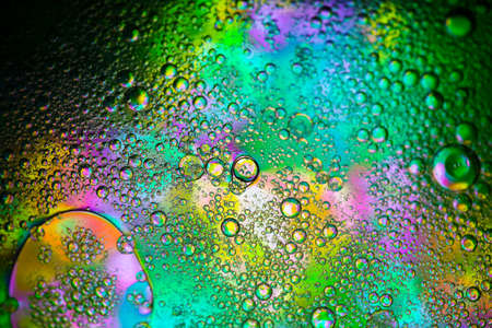 abstract colorful organic bubbles macro pattern textureの写真素材