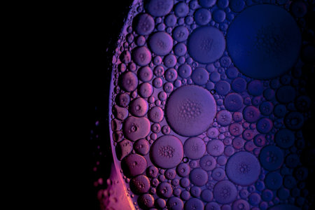 purple magenta abstract colorful organic bubbles macro pattern texture