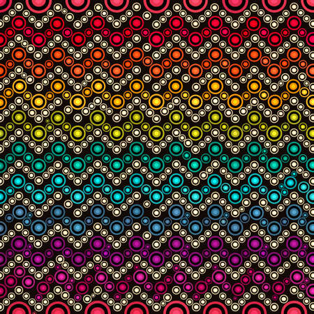 colorful abstract backgrounds in circles and polka dotsの写真素材