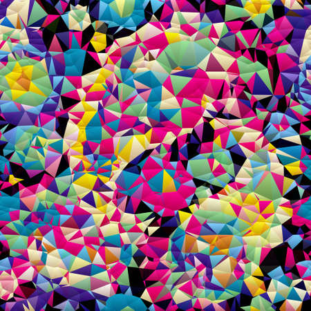 colorful poly morph triangles abstract colorful shapes background patternsの写真素材