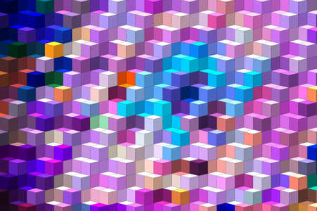 colorful isometric minimal abstract patterns and backgroundsの写真素材
