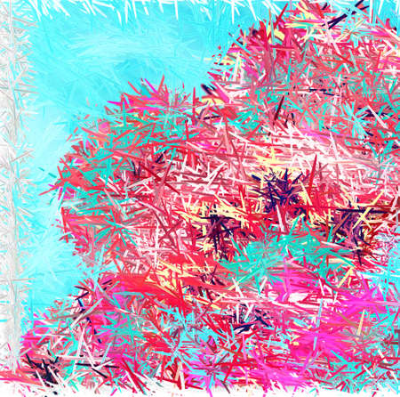 colorful fun scratches abstract background texturesの写真素材
