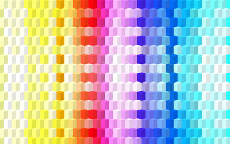 isometric minimal abstract cubes and squares colorful backgrounds textures patternsの写真素材
