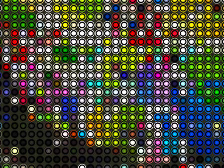 colorful abstract backgrounds in circles and polka dotsの写真素材