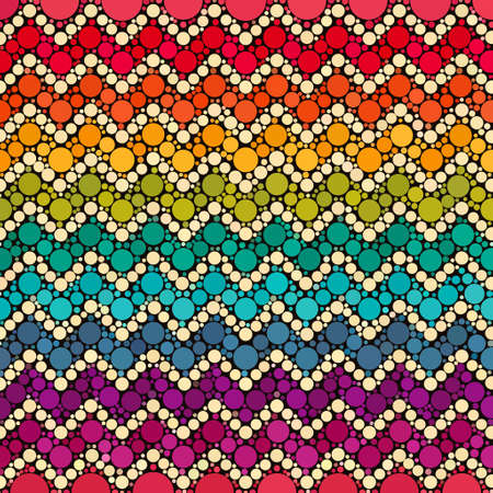 colorful abstract backgrounds in circles and polka dotsの写真素材