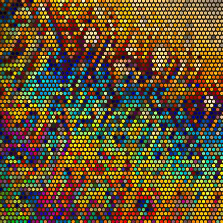 colorful abstract backgrounds in circles and polka dotsの写真素材