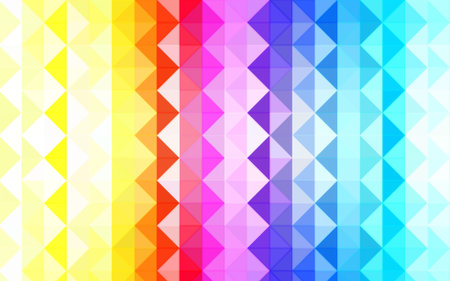 squares and triangles isometric abstract conceptual colorful background and patterns