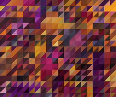 squares and triangles isometric abstract conceptual colorful background and patternsの写真素材