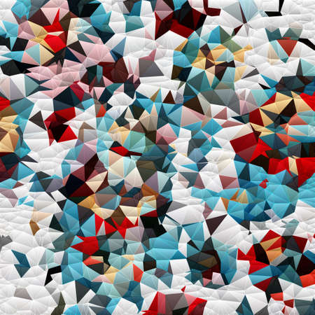 colorful poly morph triangles abstract colorful shapes background patternsの写真素材