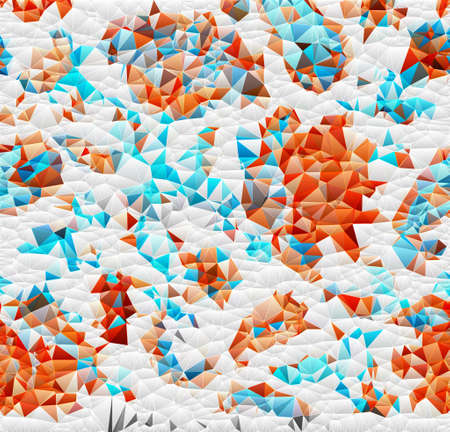 colorful poly morph triangles abstract colorful shapes background patternsの写真素材