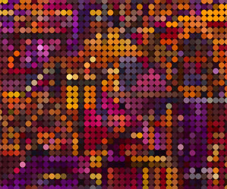 pink and purple colorful abstract backgrounds in circles and polka dotsの写真素材