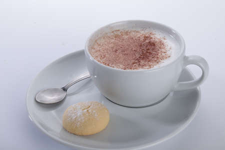 salep a hot drink made with milk and powdered salepの写真素材