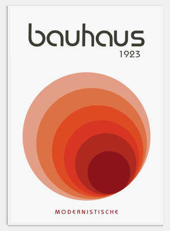 Contains Abstract Art Set in bauhaus style, Decorative Modern Art,のイラスト素材
