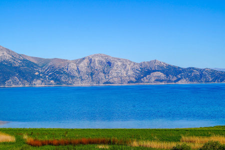 Peaceful Mediterranean view from the coast of DÃ¶rtyol, Hatay.