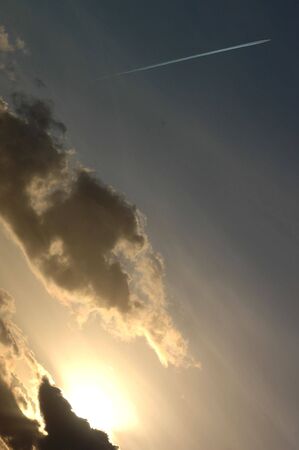 Fluffy skyの写真素材