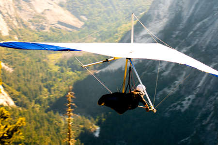 View from the Glacier Point, in Yosemite National Park, USAの写真素材