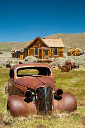 Bodie State Historic Park is a genuine California gold-mining ghost town.の写真素材