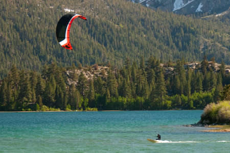 View at the June Lake Loop, close to Yosemite Tioga Passの写真素材