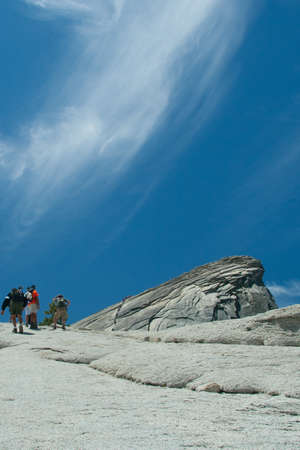 Views and things found on your way up to the top of Half Dome at Yosemite National Park in Californiaの写真素材