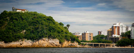 Island of Boa Viagem in the city of Niteroi, state of Rio de Janeiroの写真素材