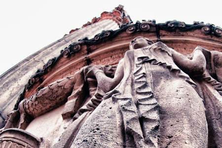 Detail of the Palace of Fine Arts, in San Francisco, CA, USAのeditorial素材