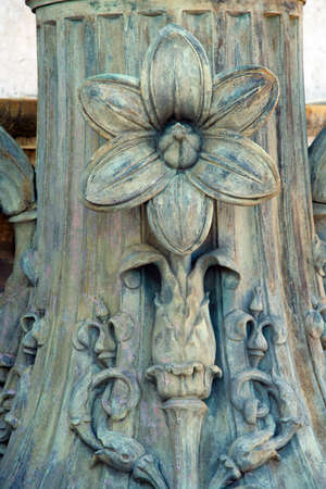 Carving details of statue at the Vittorio Emanuele Monument, Rome, Lazio, Italyの写真素材