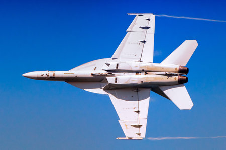 Demonstration of McDonnell Douglas FA-18 Hornet on Fleet Week celebration on Oct 8th, 2011 in San...