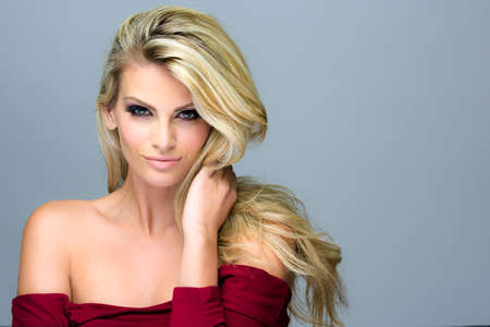 Image of an attractive young woman posingの写真素材