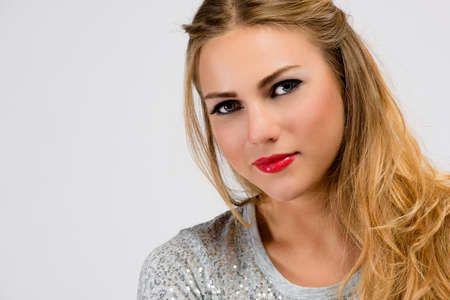 Image of an attractive young woman posingの写真素材