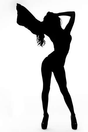 Image of an attractive young woman posingの写真素材
