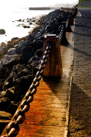 Promenade at Golden Gate National Recreation Area, The Presidio, San Francisco, California, USAの写真素材