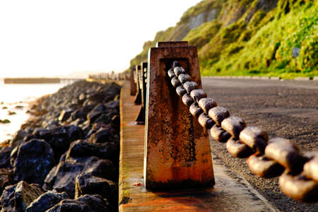 Promenade at Golden Gate National Recreation Area, The Presidio, San Francisco, California, USAの写真素材