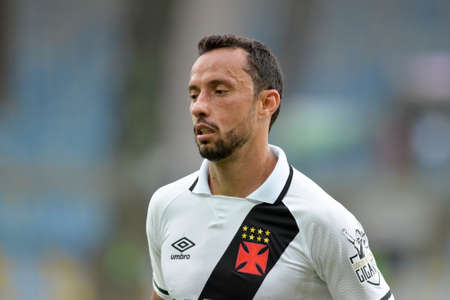 Rio, Brazil - october 21, 2017: Nene player in match between Vasco and Coritiba by the Brazilian championship in Maracana Stadiumのeditorial素材