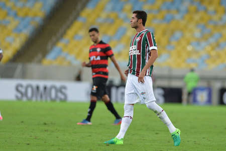 Rio, Brazil - jun 03, 2017: Renato player in match between Fluminense and Vitoria by the Brazilian championship in Maracana Stadiumのeditorial素材
