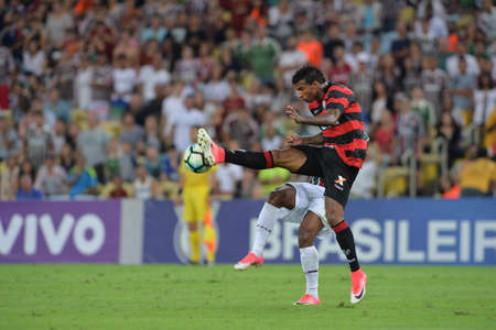 Rio, Brazil - jun 03, 2017: Rene player in match between Fluminense and Vitoria by the Brazilian championship in Maracana Stadiumのeditorial素材