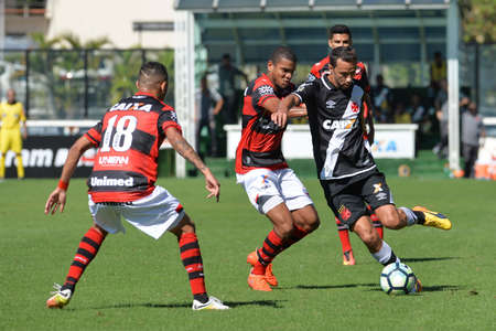 Rio, Brazil - jun 26, 2017: Nene player in match between Vasco and  Atletico-GO by the Brazilian championship in Sao Januario Stadiumのeditorial素材