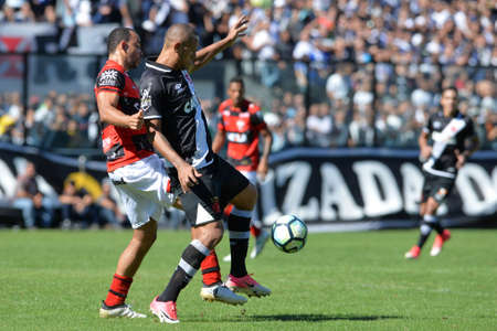 Rio, Brazil - jun 26, 2017: Luis Fabiano player in match between Vasco and  Atletico-GO by the Brazilian championship in Sao Januario Stadiumのeditorial素材