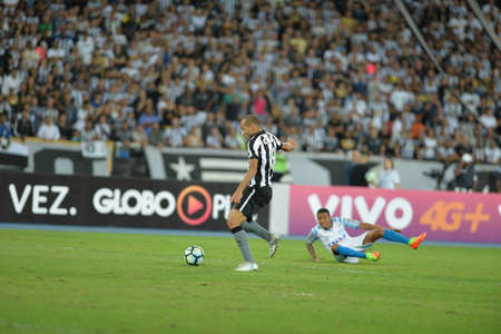 Rio, Brazil - june 26, 2017: xxxxxxx player in match between Botafogo and  Avai by the Brazilian championship in Nilton Santos Stadiumのeditorial素材