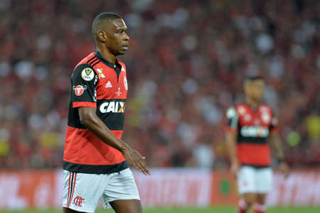 Rio, Brazil - september 07, 2017: Juan player in match between Flamengo and  Cruzeiro by the Brazil cup in Maracana Stadiumのeditorial素材