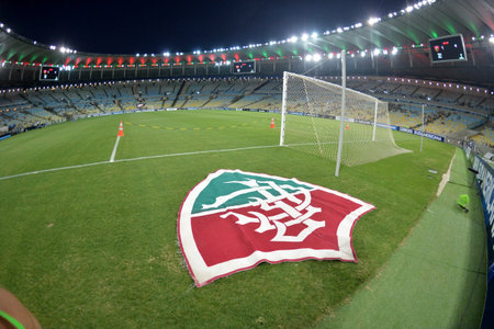 Rio, Brazil - september 14, 2017: Venue in match between Fluminense and  LDU by the Sulamericana Cup 2017 in Maracana Stadiumのeditorial素材