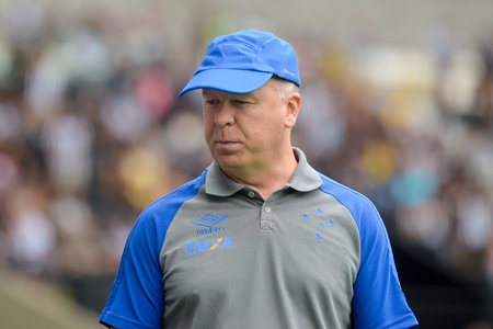 Rio, Brazil - december 03, 2017: Mano Menezes coach in match between Botafogo and  Cruzeiro by the...