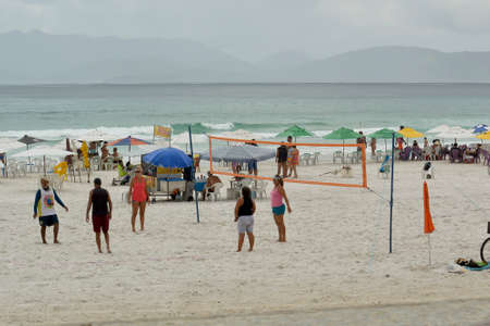 Cabo Frio, Brazil - december 10, 2017: view of Praia do Forte in the spa town of Cabo Frio on the coast of the state of rio de Janeiroのeditorial素材
