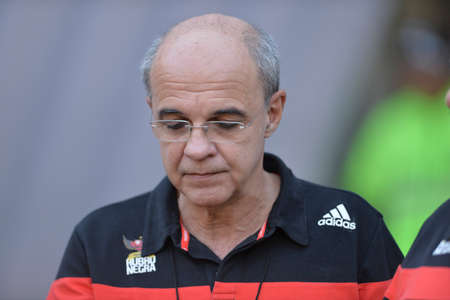 Rio, Brazil - may 06, 2018: Eduardo Bandeira de Mello Flamengo President in match between Flamengo and Internacional by the Brazilian Championship in Maracana Stadiumのeditorial素材