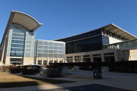 Chicago, IL, USA - march 17, 2018:  McCormick Place is the largest convention center in the United States. External Viewのeditorial素材